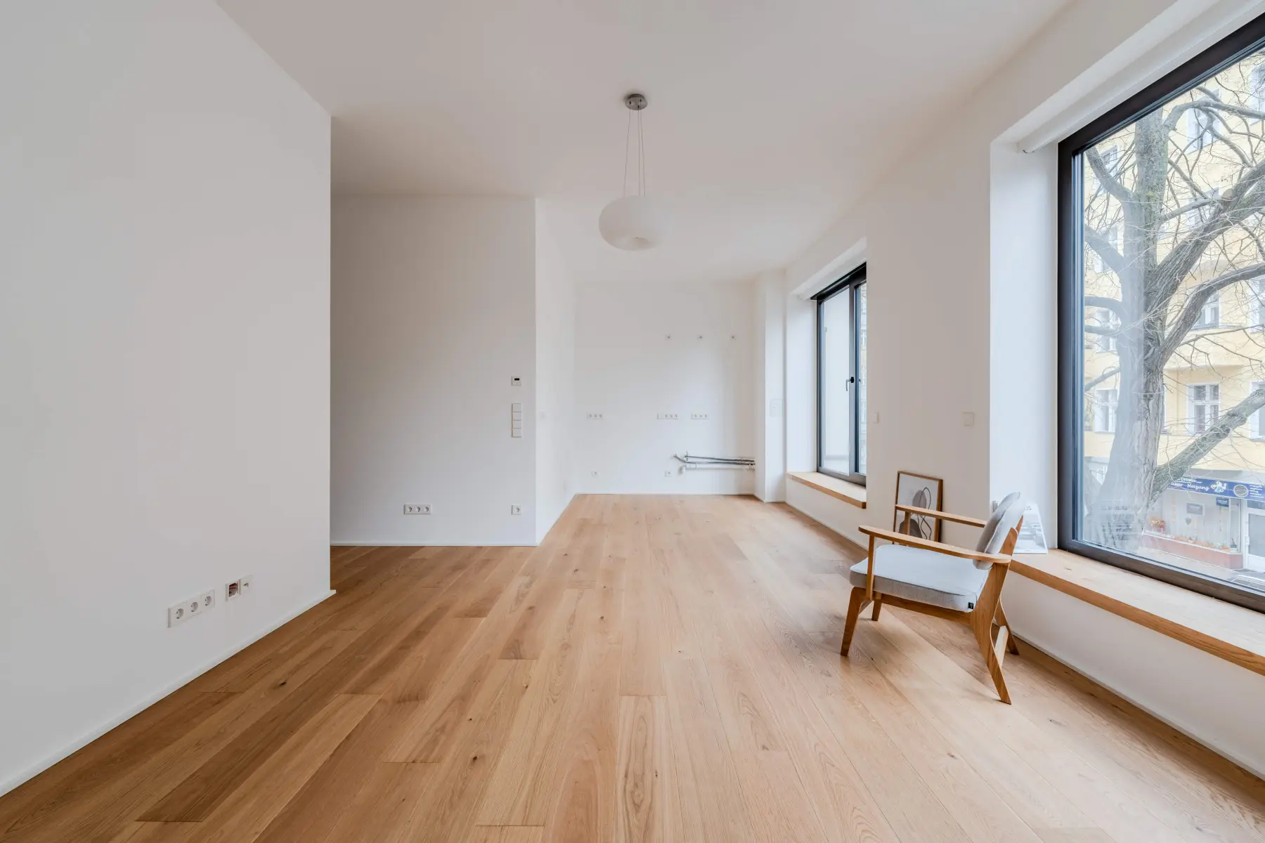 Offener Wohn- und Küchenbereich